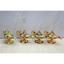 Moresun Buğz Mineli Metal Alaaddin Lambası Model 1