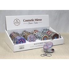 Moresun Buğz Taşlı El Aynası Anahtarlık Model 2