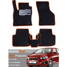 Guerrino Chevrolet Aveo (2012-2015) Uyumlu Eva Paspas Tam Set–araca Özel,su Geçirmez,kolay Montaj
