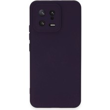 Zemira Newface Xiaomi Mi 13 Kılıf Nano Içi Kadife Silikon - Mor