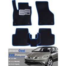 Guerrino Honda Civic-Fk/fn Hatchback 5 Kapı (2006-2012) Uyumlu Eva Paspas Tam Set–araca Özel