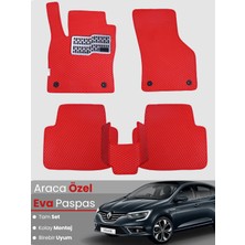 Guerrino Renault Megane 4 Sedan (2016-2025) Uyumlu Eva Paspas Tam Set–oto Paspas,araca Özel