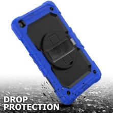 Zemira Newface Samsung Galaxy T290 Tab A 8 Kılıf Pars Tablet Kapak - Mavi