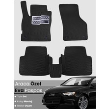 Guerrino Audi A3 Sedan (2013-2020) Uyumlu Eva Paspas Tam Set–araca Özel,su Geçirmez,kolay Montaj
