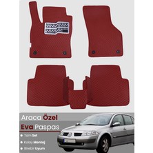 Guerrino Renault Megane 2 Sedan (2002-2008) Uyumlu Eva Paspas Tam Set–oto Paspas,araca Özel