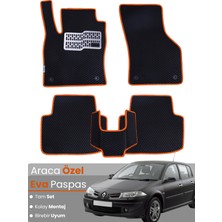 Guerrino Renault Megane 2 Hatchback (2002-2008) Uyumlu Eva Paspas Tam Set–oto Paspas,araca Özel
