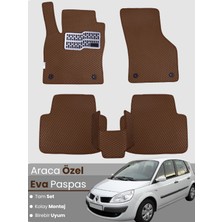 Guerrino Renault Scenic 2 (2002-2009) Uyumlu Eva Paspas Tam Set–oto Paspas,araca Özel,kolay Montaj