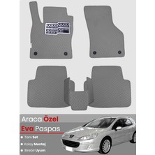 Guerrino Peugeot 407 Station Wagon (2004-2010) Uyumlu Eva Paspas Tam Set–araca Özel,oto Paspas
