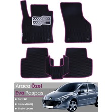 Guerrino Peugeot 307 (2001-2008) Uyumlu Eva Paspas Tam Set–araca Özel,oto Paspas,kolay Montaj