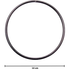 Orhan Çanta Metal Çanta Sapı Antrasit 14 cm