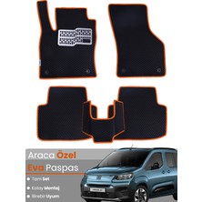 Guerrino Fiat Doblo (2023-2024) Uyumlu Eva Paspas Tam Set – Birebir Uyum, Araca Özel Tasarım,kolay Montaj