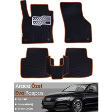 Guerrino Audi A6 (2012-2018) Uyumlu Eva Paspas Tam Set–araca Özel,su Geçirmez,hızlı ve Kolay Montaj