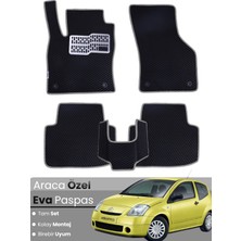 Guerrino Citroen C2 (2002-2009) Uyumlu Eva Paspas Tam Set–araca Özel,su Geçirmez,hızlı ve Kolay Montaj