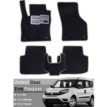 Guerrino Fiat Doblo (2010-2022) Uyumlu Eva Paspas Tam Set–araca Özel,su Geçirmez,kolay Montaj