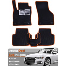 Guerrino Audi A6 Sedan (2019-2025) Uyumlu Eva Paspas Tam Set–araca Özel,su Geçirmez,kolay Montaj
