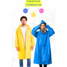 Penthouse Sarı Lacivert Unisex Eva Kumaş Su Rüzgar Geçirmez Yetişkin Taraftar Yağmurluk