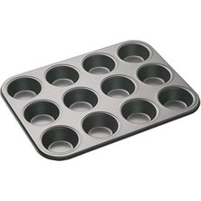 Yerli Teflon Kek Kalıbı Muffin 12 Li