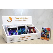 Flamex Hareketli Sulu Detaylı Kedi Figürlü El Aynası