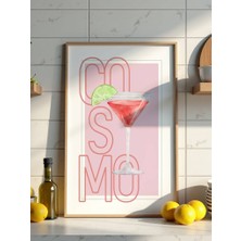 Fuart.Co Cosmo Şıklığı Dijital Baskı Poster (Çerçevesiz) Kofu