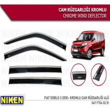 Cam Rüzgarlığı Niken Kromlu Fiat Doblo 2 2010-> 4lü