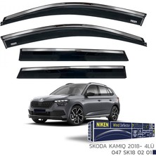 Cam Rüzgarlığı Niken Kromlu Skoda Kamiq 2018-> 4lü