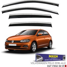 Cam Rüzgarlığı Niken Kromlu Vw Polo 2018-> 4lü