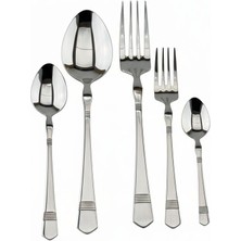 Aktaş Home Premium 30 Parça Paslanmaz Çelik Çatal Kaşık Takımı 18/10 304