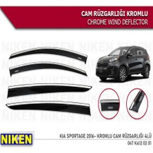Cam Rüzgarlığı Niken Kromlu Kia Sportage 2016-> 4lü