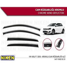 Cam Rüzgarlığı Niken Kromlu Vw Golf7 2013-> 4lü
