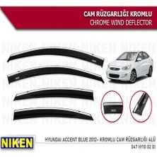 Cam Rüzgarlığı Niken Kromlu Hyundai Blue 2012-> 4lü