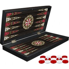 Flamex Klasik Işlemeli Tavla Model 2