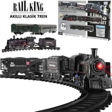 Brother Toys Pilli Işıklı Büyük Boy Rayların Kralı Oyuncak Tren Seti Ekspres 19 Parça