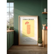 Fuart.Co Vodka Portakal Dijital Baskı Poster (Çerçevesiz) Kofu
