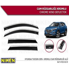 Cam Rüzgarlığı Niken Kromlu Hyundai Tucson 2015 SONRASI 4lü