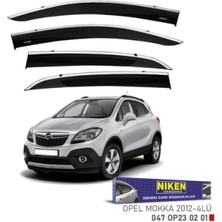 Cam Rüzgarlığı Niken Kromlu Opel Mokka 2012-2022 4lü
