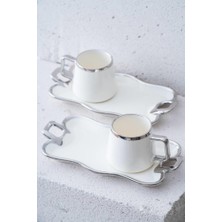 Acar Wisper Silver 2 Kişilik Kahve Fincan Takımı KAI-07645