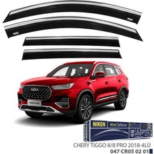 Cam Rüzgarlığı Niken Kromlu Chery Tiggo 8/8 Pro 2018-> 4lü