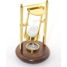 Flamex Pirinç Pusulalı Kum Saati Model 2