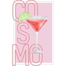 Fuart.Co Cosmo Şıklığı Dijital Baskı Poster (Çerçevesiz) Kofu