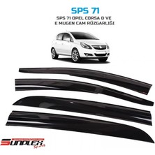Cam Rüzgarlığı Sunplex  Opel Corsa D Corsa E 4lü