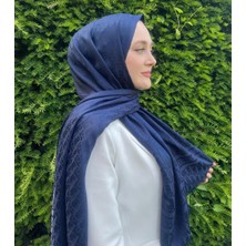 Sevimia Scarf Desenli Jakar Çift Taraflı Şal