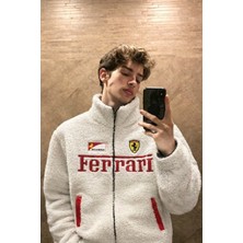 Oversize Çift Taraflı Ferrari Ceket Mont