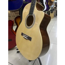 Nota Müzik Aletleri Kesik Kasa Akustik Gitar Naturel KOD8658