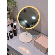 Chance Gift Masaüstü Işıklı Makyaj Aynası | Dokunmatik Sarjlı Kuaför Makyaj Aynası 30 cm