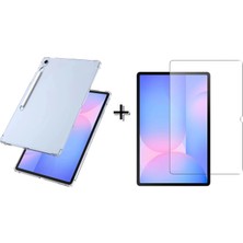 Forzacase Samsung Galaxy Tab S10 Fe Plus 13.1 Anti Shock Silikon Kılıf + Temperli Kırılmaz Cam - FC014
