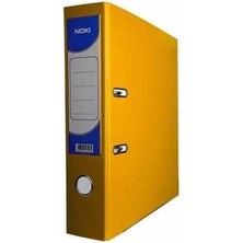 Noki Geniş Sarı Plastik Klasör Çakmalı 1 Adet Kullanışlı ve Dayanıklı Dosya