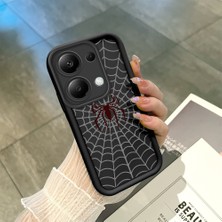 Hontinga Xiaomi Redmi Note 13 Pro Plus Pro+ 5g 4g Uyumlu Telefon Kılıfı Düşüme Önleyici Basitlik Anti Düşme Kamera Korumali Spider Man Darbe Önleyici Siyah Desen Ince Yumuşak Silikon Telefon Kılıfı K2-0053