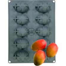 Cesil Silikon Kalıp Mango 40X30 10 Lu