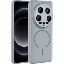 Joie Creatif 14 Ultra Kılıf M-Safe Şarj Özellikli Zore Meta Kapak - Titanyum-Gri