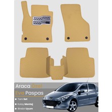 Guerrino Peugeot 307 (2001-2008) Uyumlu Eva Paspas Tam Set–araca Özel,oto Paspas,kolay Montaj